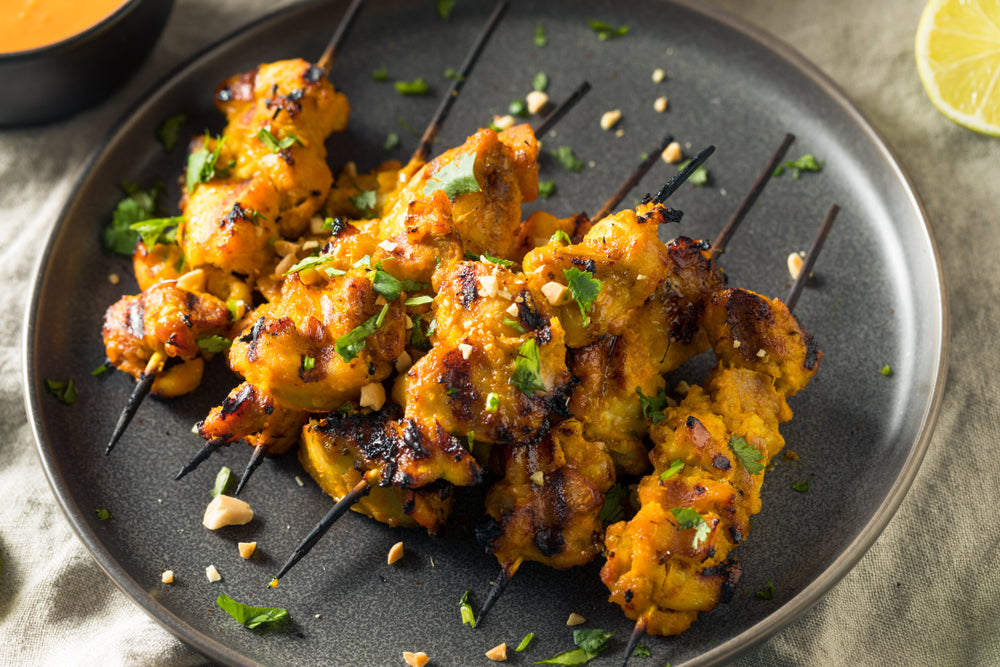 Thai-style Chicken Satay Skewers
