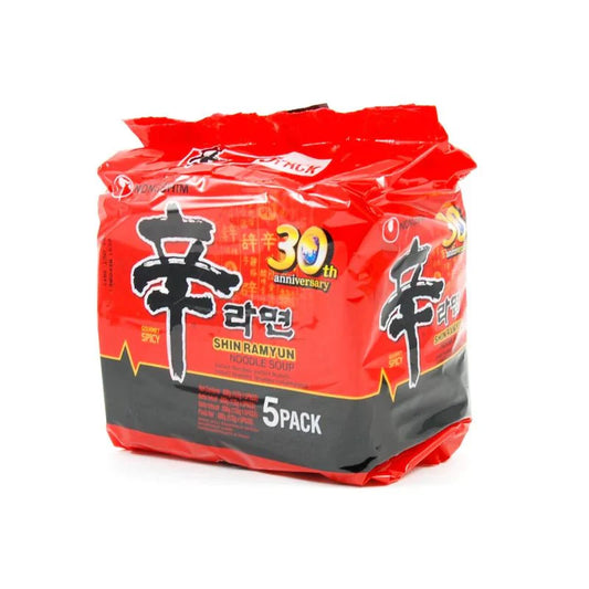 NONGSHIM Shin Ramyun - Hot Spicy (5 Packs)