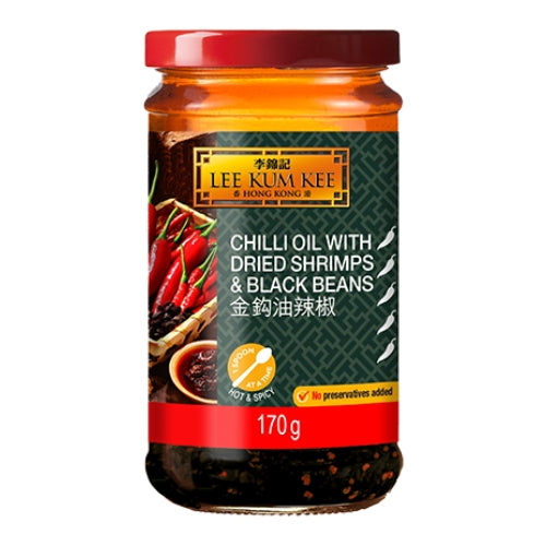 LEE KUM KEE Chilli Oil With Dried Shrimps & Black Beans 170g
