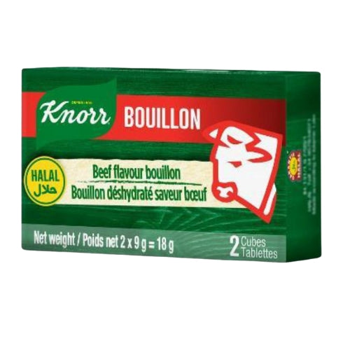 KNORR Beef Flavour Bouillon Halal 18g